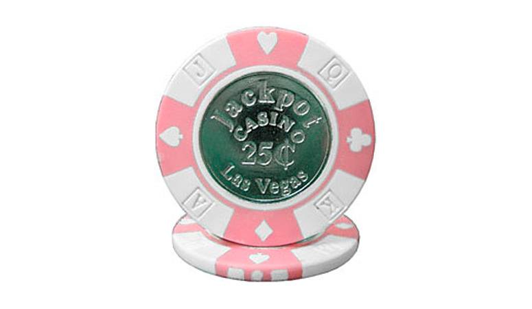 Custom coin inlay poker chips